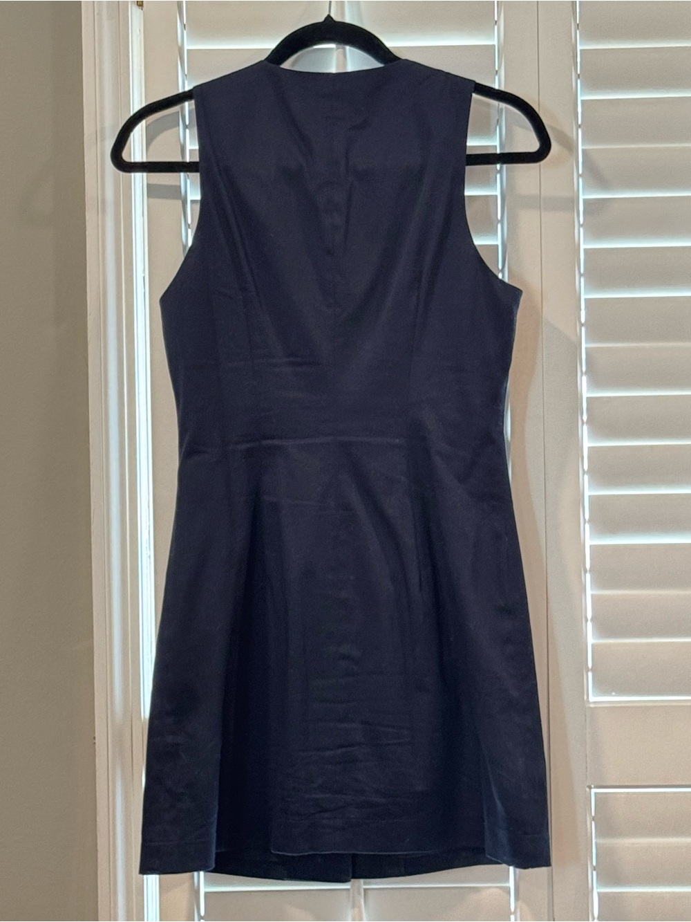 French Connection Sleeveless Navy A-Line Dress